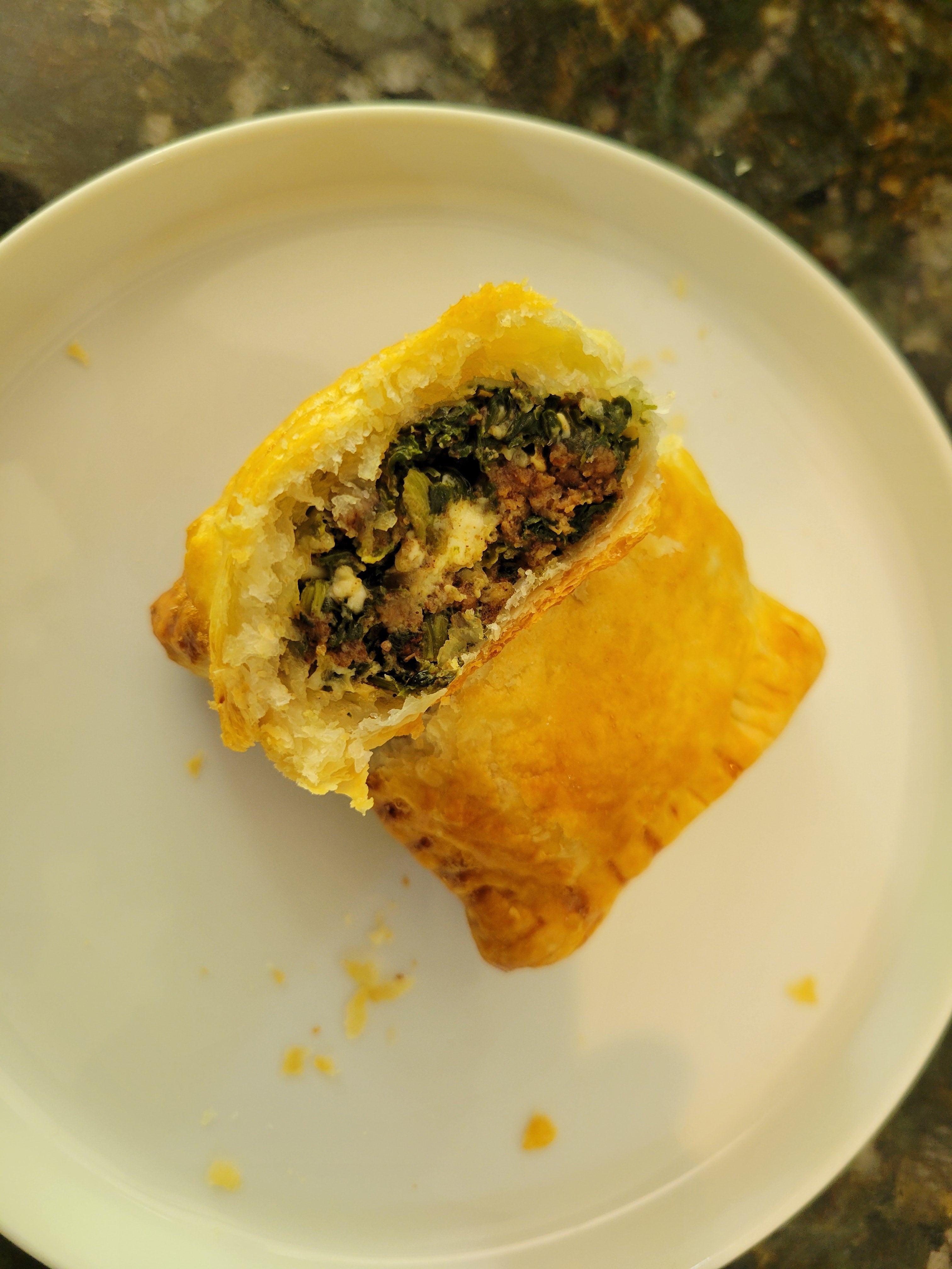 Lamb, Spinach & Feta Cheese Pie