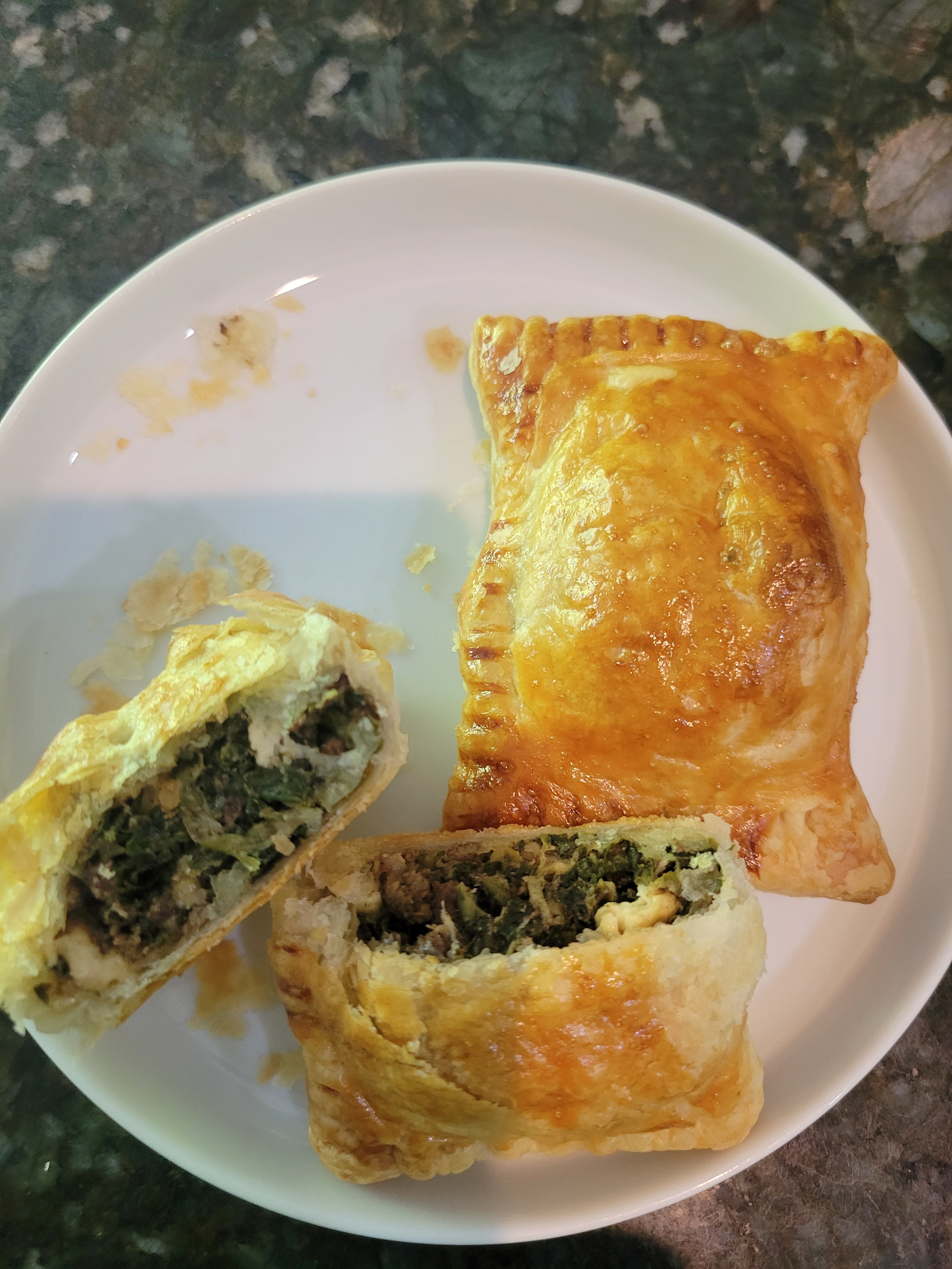 Lamb, Spinach & Feta Cheese Pie